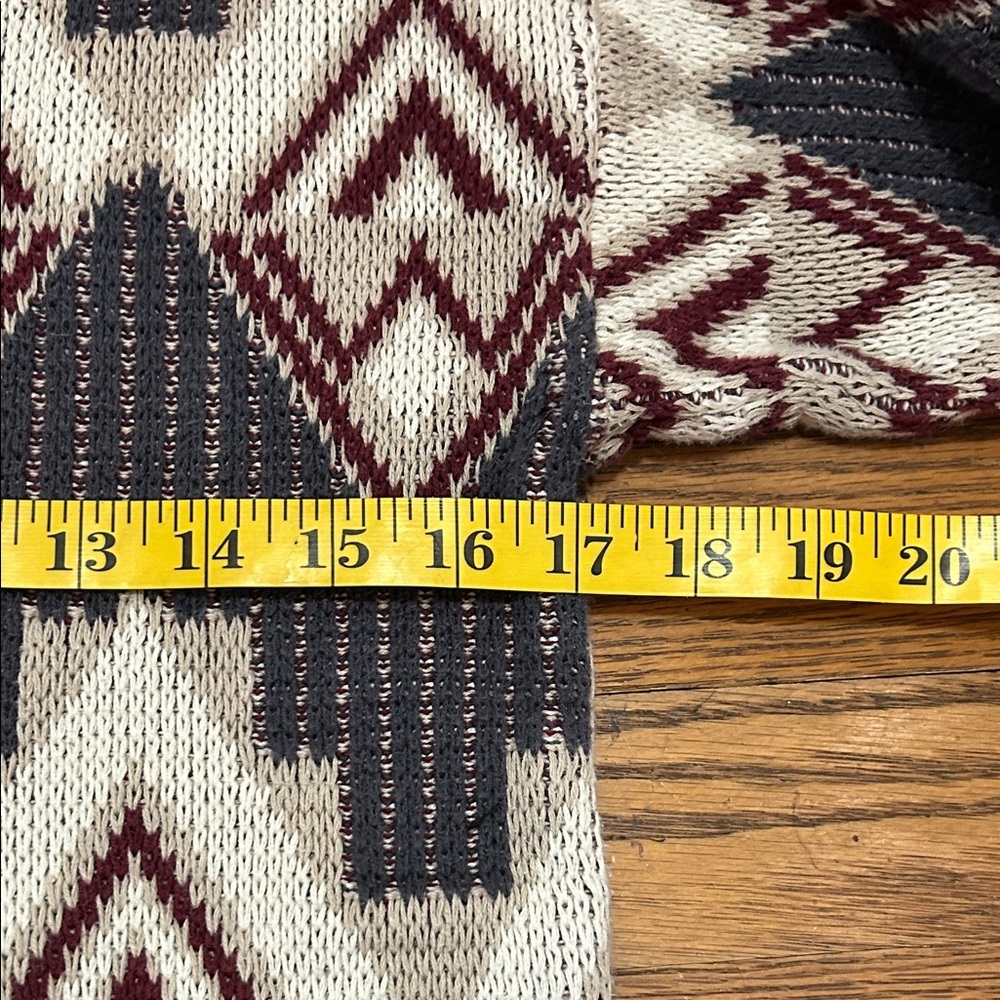 Vintage Gianfranco Ruffini Y2K Sweater Men’s M Crewneck 90’s Geometric Cotton - Picture 4 of 10